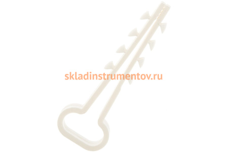 Дюбель-хомут для плоского кабеля Зубр ДХ-П, 12 мм, 100 шт, нейлоновый 30912-12