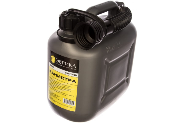 Канистра полиэтиленовая 5 л с носиком-лейкой ЭВРИКА ER-75005