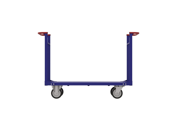 Тележка RUSKLAD платформенная усиленная с двумя ручками ТПУД 7 (800х1400) d200мм усиленные Тележка RUSKLAD платформенная усиленная с двумя ручками ТПУД 7 (800х1400) d200мм усиленные