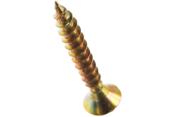 Универсальные шурупы для дерева, ДСП и ДВП Зубр желтопассивированные, PZ, 6,0x40 мм, ТФ0, 2500 шт 4-300390-60-040