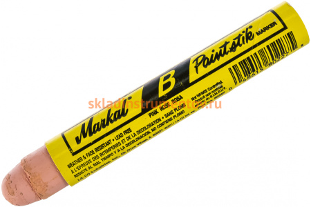 Твёрдый маркер-краска Markal B Paintstik, розовый 80227