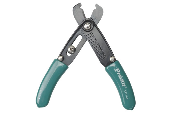 Клещи для резки/зачистки проводов ProsKit CP-108 регулировка винтом 127мм С00035489