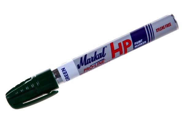 Маркер для замасленных поверхностей Markal Pro-Line HP, 3 мм, зелёный 96966