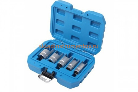 Набор головок разрезных (5 пр, 3/8") Rockforce RF-305125