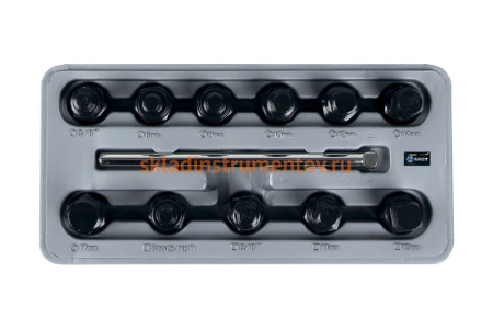 Набор насадок для сливных пробок 12шт в кейсе AIST 67316012 00-00003879