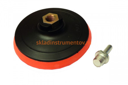 Насадка для дрели и УШМ под липучку, 180 мм Hardax 32-4-180