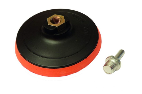 Насадка для дрели и УШМ под липучку, 180 мм Hardax 32-4-180