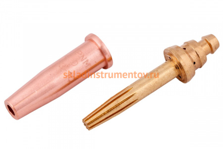 Мундштук к трехтрубному пропановому резаку №0-PNM в сборе 3-10 мм Сварог 94184