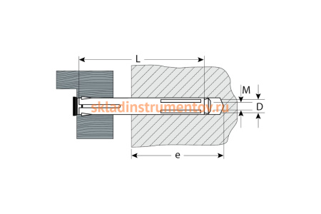 Рамный анкер Зубр 8 x 92 мм, 70 шт, желтопассивированный 302232-08-092