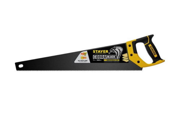 Универсальная ножовка Stayer "Cobra BLACK" 500 мм, 7TPI, 2-15081-50_z01