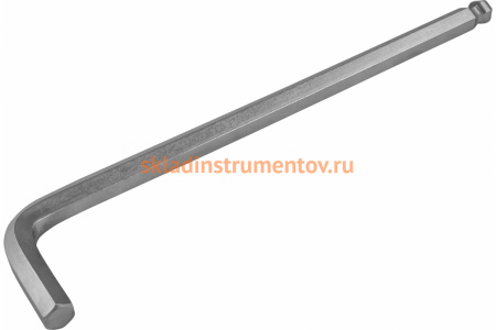 Торцевой шестигранный удлиненный ключ с шаром Thorvik HKLB100 H10 53098