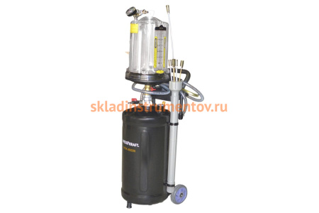 Установка для замены масла с предкамерой и набором зондов WIEDERKRAFT 30 л WDK- 89290 Установка для замены масла с предкамерой и набором зондов WIEDERKRAFT 30 л WDK- 89290