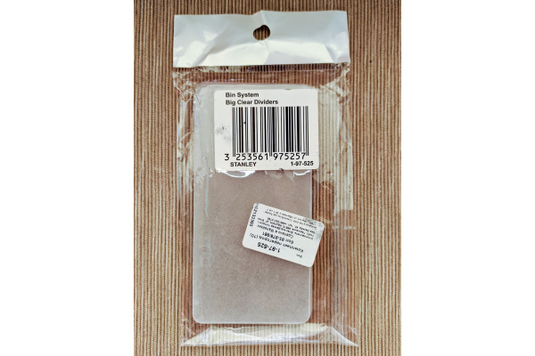 Комплект больших перегородок для органайзеров Stanley 93-978/981 10 ШТ. 1-97-525