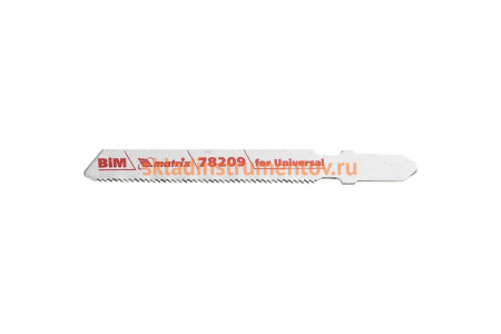 Полотна для электролобзика по металлу Bimetal Professional (3 шт; 1.2х55х76 мм) MATRIX 78209
