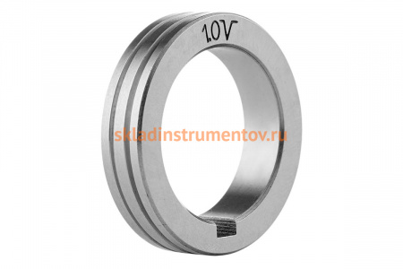 Ролик подающий (0.8-1.0 мм; 35-25 мм; сталь) Сварог 86011