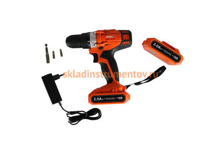 Аккумуляторная дрель Спец БДА-18-ЛИ 3316