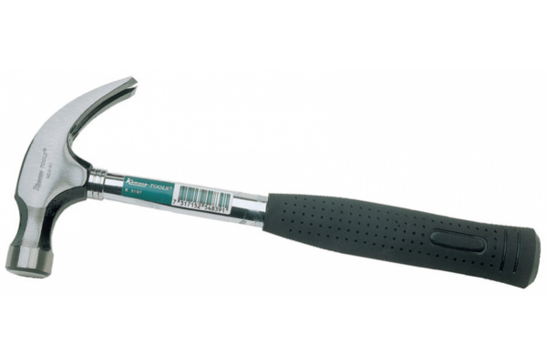 Молоток-гвоздодер Kamasa Tools  трубчатая стальная ручка K 5197