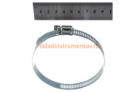 Хомуты Зубр ЭКСПЕРТ оцинкованные, просечная лента 12 мм, 91-114 мм, 2 шт. 37805-091-114-2