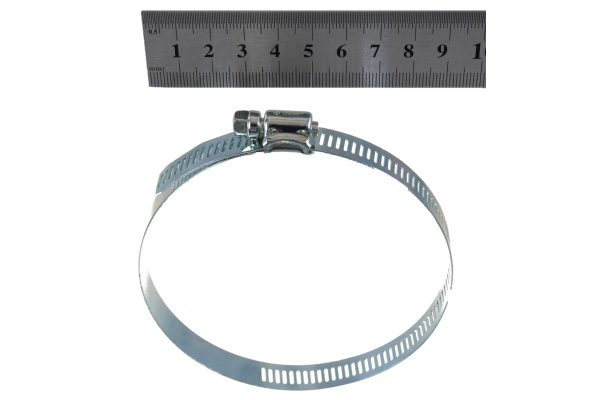 Хомуты Зубр ЭКСПЕРТ оцинкованные, просечная лента 12 мм, 91-114 мм, 2 шт. 37805-091-114-2