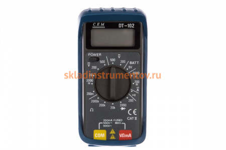 Карманный цифровой мультиметр СЕМ DT-102 481875
