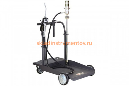 Передвижной комплект для маслораздачи с усиленной тележкой для 200л бочек (насос 5:1, шланг 4м) Lubeworks 1700333