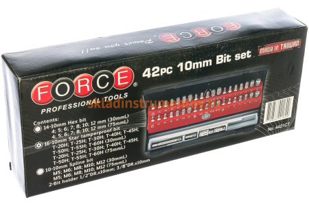 Набор бит шестигранник, Torx FORCE 4421C