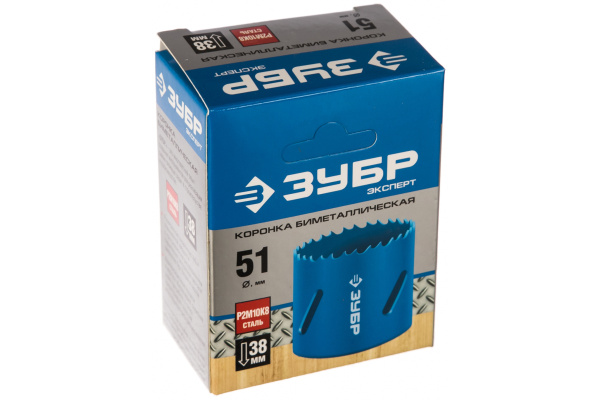 Коронка "ЭКСПЕРТ" биметаллическая (51 мм) Зубр 29531-051_z01
