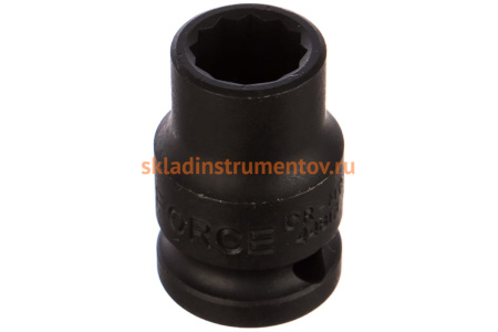Головка короткая ударная 12-гранная (13 мм; 1/2DR) FORCE 44813