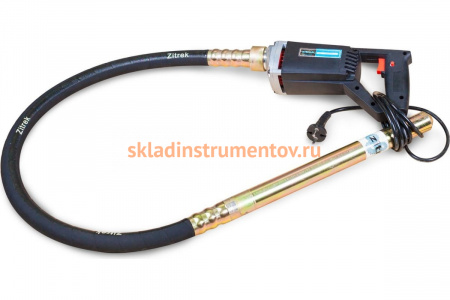 Портативный вибратор Zitrek Z-35-1,0, 220В, вал 1.0 м.со встроенной булавой ф-35мм. 045-0048
