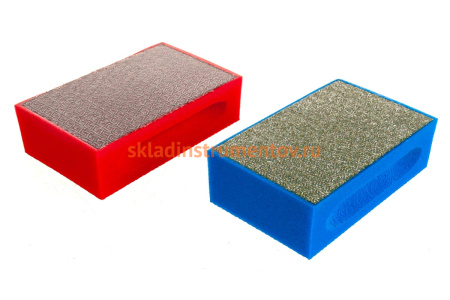 Набор блоков с алмазным напылением для шлифовки керамики, стекла, мрамора MONTOLIT DT262
