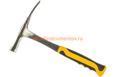 Молоток-кирочка STAYER STRIKE Professional КАМЕНЩИКА 600г цельнометаллический 20165