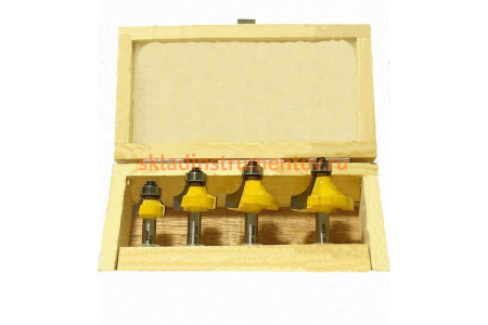 Набор фрез 4 шт. для декоративного применения Энкор 10624