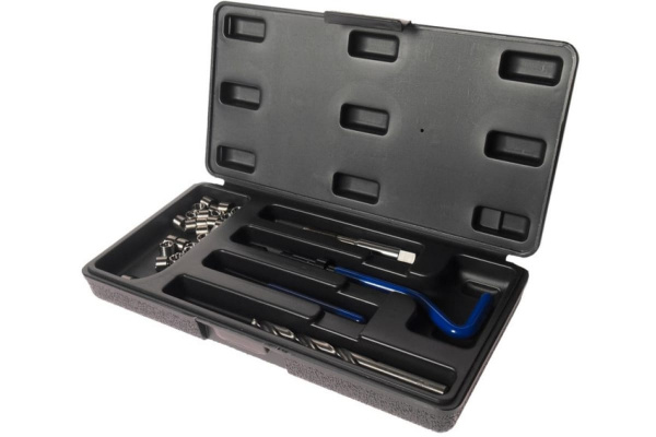 Набор для восстановления резьбы (вставки М8х1.25, L=10.8 мм, 20 штук) 24 предмета JTC 4782