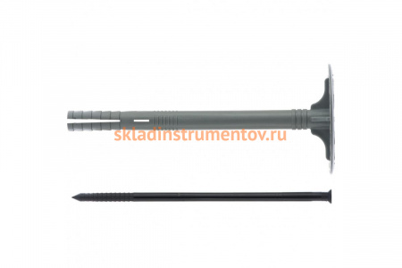 Дюбель Гриб для крепления утеплителя СИБРТЕХ 100 мм 450 шт 46043