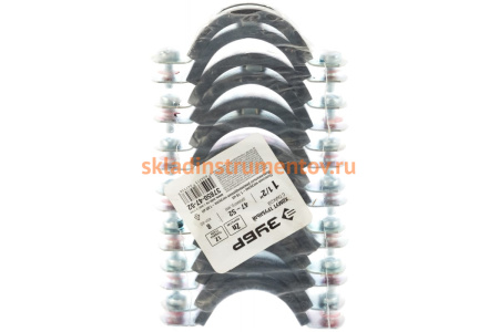 Трубный хомут с гайкой ЗУБР 1 1/2", 8штук, оцинкованный 37850-47-52