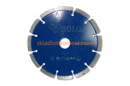 Диск алмазный PROFESSIONAL сегментный по железобетону (150х22.2 мм) Solga Diamant 13703150