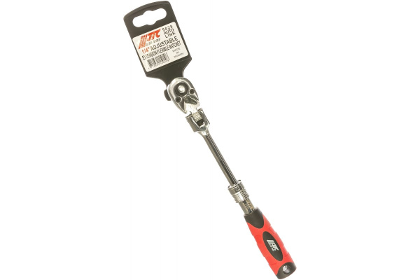Шарнирный ключ-трещотка 1/4", 72 зуб, 175-225мм JTC-5028