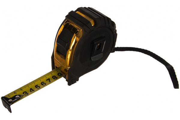 Рулетка G металлический корпус с двумя фиксаторами с держателем ЭВРИКА 10м 25мм ER-71125