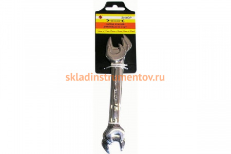 Набор рожковых ключей 3шт 14х17, 17х19, 19х22мм 1/5 Энкор 26062