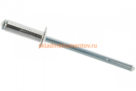 Вытяжная заклепка Bralo алюминий/сталь 4,0х12 стандартный бортик 500шт 1010004012