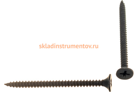 Фосфатированный саморез с мелкой резьбой Зубр по дереву/металлу, PH2, 3,5 x 51 мм, 200 шт 300011-35-051