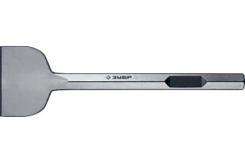 Зубило лопаточное БУРАН, 125х400 мм, HEX 28 Зубр 29372-125-400