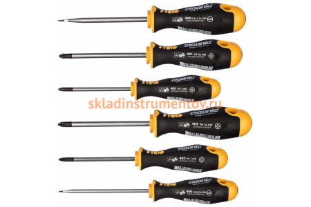 Набор отверток 6 шт. в кейсе Felo Ergonic 40010636