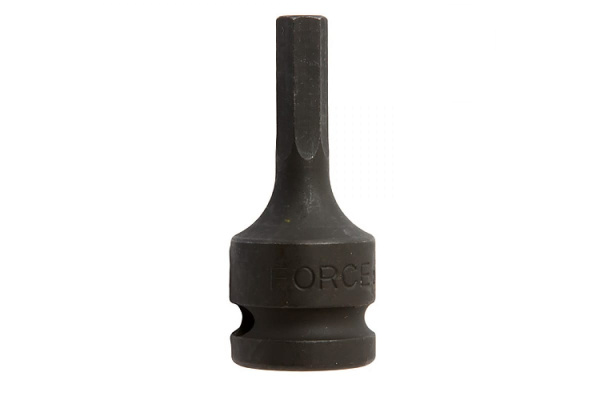 Ударная цельная головка-бита 6 гранная 4 мм, 1/2", 60 мм FORCE 24406004