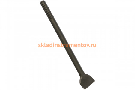 Зубр Зубило ЗУБР "ЭКСПЕРТ" плоское изогнутое для перфораторов SDS-Мах, 50х300мм 29383-50-300