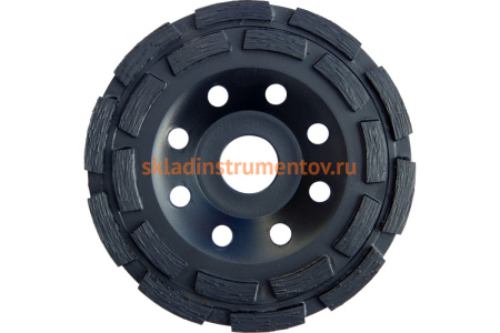 Чашка алмазная двухрядная (125х22.23 мм) Solga Diamant 53220125