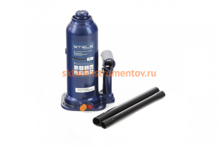 Гидравлический бутылочный домкрат 5 т, h подъема 207-404 мм STELS 51163