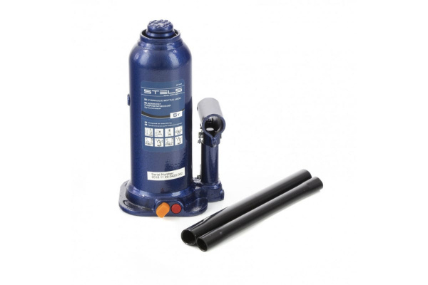 Гидравлический бутылочный домкрат 5 т, h подъема 207-404 мм STELS 51163