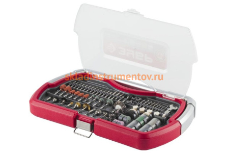 Набор мини-насадок (206 предметов) для гравировальных машин Зубр 35904-H206