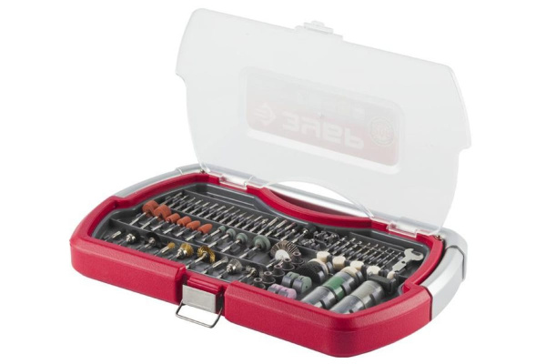 Набор мини-насадок (206 предметов) для гравировальных машин Зубр 35904-H206